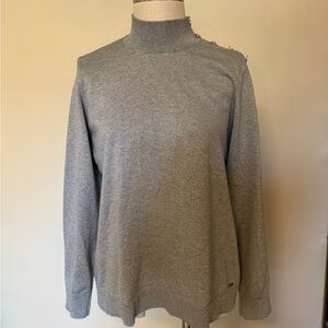 Silver Button Calvin Klein turtleneck Sweater
